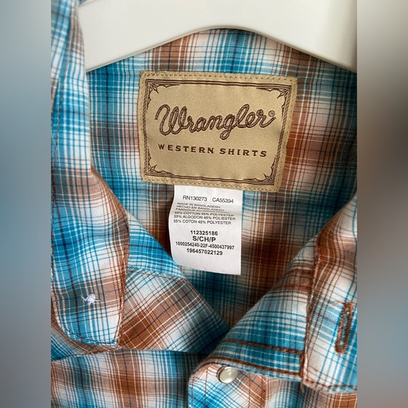 Wrangler Pearl snap- (size Small) - Picture 4 of 4